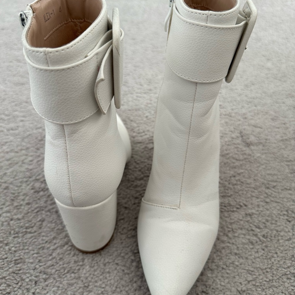 White booties